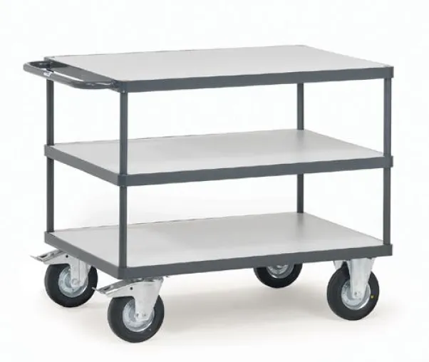 ESD-Wagen von fetra: Geerdeter Transport elektronischer Güter Bild: ESD-Wagen von fetra: Geerdeter Transport elektronischer Güter