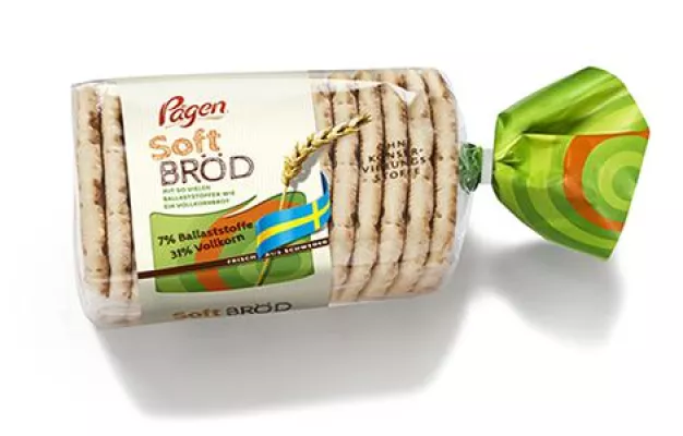 Bild: Das Original frisch aus Schweden: Pågen Soft BRÖD überzeugt mit neuem Verpackungsdesign