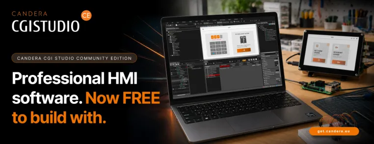 Bild: Kostenlose Candera CGI Studio Community Edition HMI-Software gelauncht
