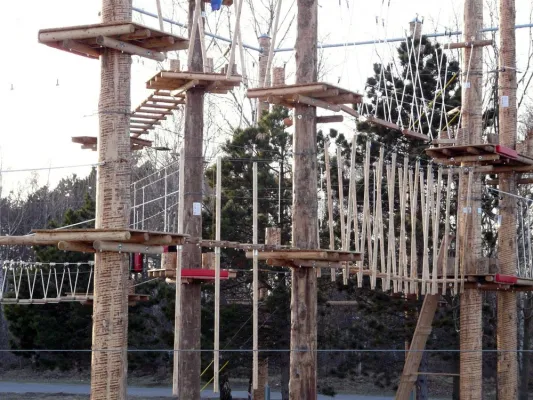 Bild: Nordsee Kletterpark Borkum Bau hat begonnen