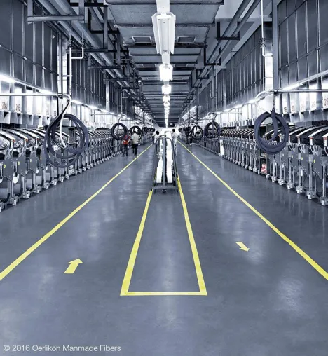 Bild: Zentralisierte Produktionslogistik bei Oerlikon Barmag
