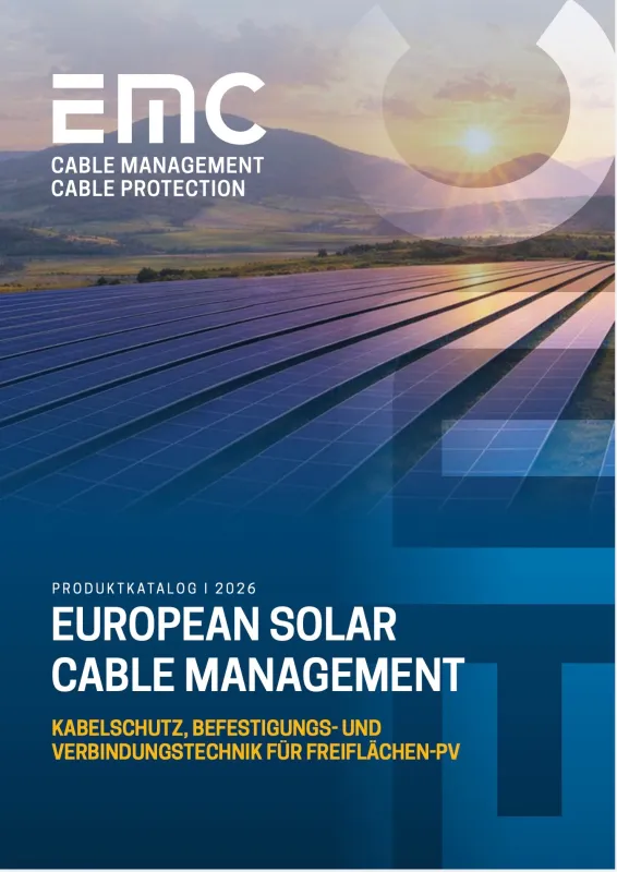 Der Solar-Gesamtkatalog 2026 von EMC-direct ist in deutscher und englischer Sprache verfügbar. (© EMC-direct)