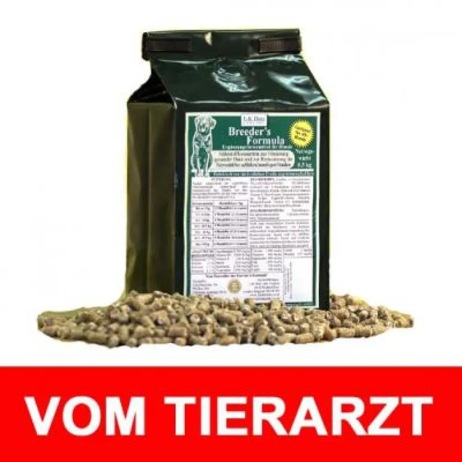 Breeder's Formula - Nährstoffkonzentrat für alle Hunde mit Haut- und Fellproblemen.