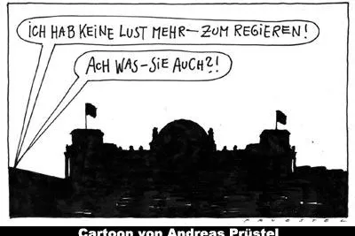 Deutschland kriselt vor sich hin ... und die Karikaturisten geben ihm den Gnadenstoß Bild: Deutschland kriselt vor sich hin ... und die Karikaturisten geben ihm den Gnadenstoß