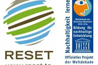 RESET ist offizielles Projekt der UN-Dekade "Bildung für nachhaltige Entwicklung" Bild: RESET ist offizielles Projekt der UN-Dekade "Bildung für nachhaltige Entwicklung"