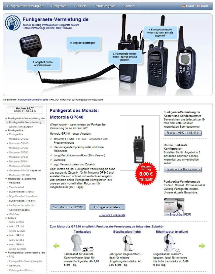 Screenshot Funkgeräte-Vermietung.de