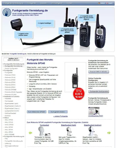 Bild: Funkgeräte-Vermietung.de relauncht Website