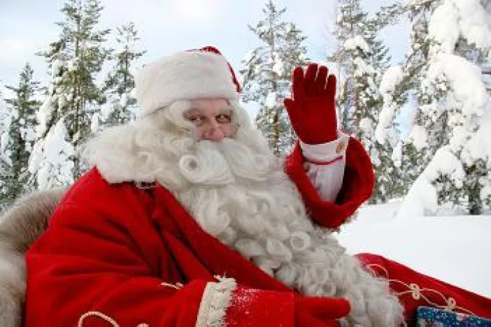 Sonderflüge zum Polarkreis mit Weihnachtsmann-Besuch Bild: Sonderflüge zum Polarkreis mit Weihnachtsmann-Besuch