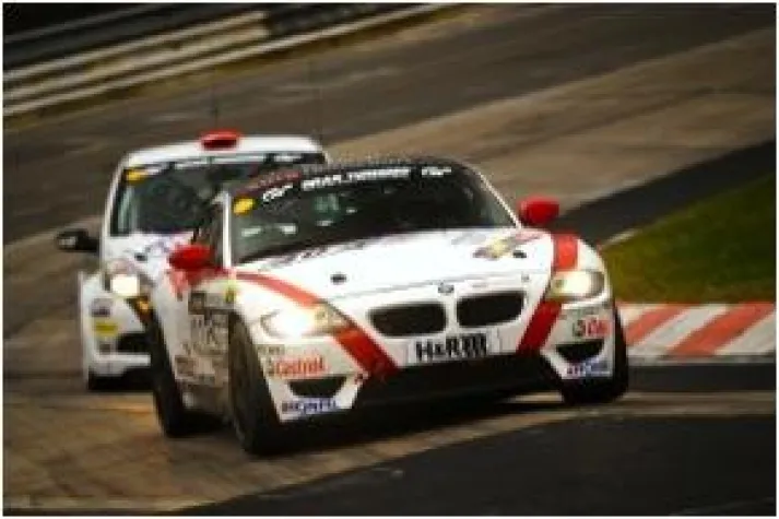 Vier Wuppertaler BMWs auf dem Nürburgring Bild: Vier Wuppertaler BMWs auf dem Nürburgring