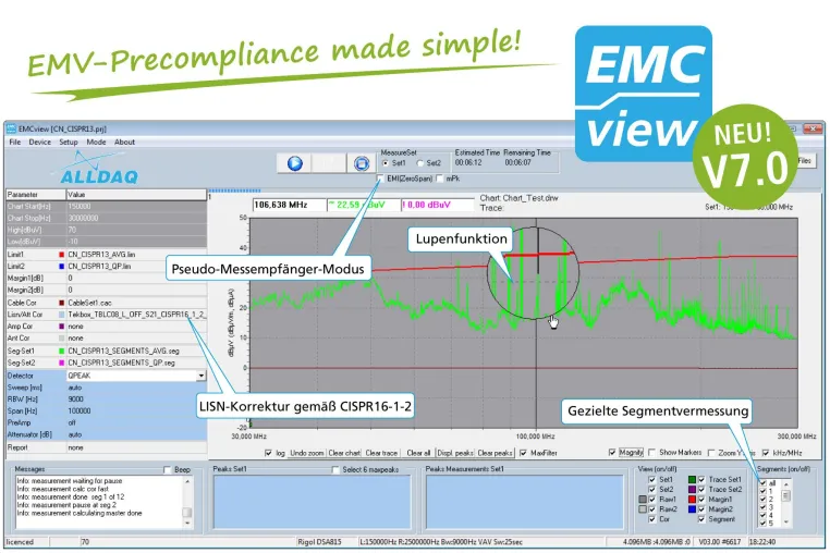 Bild: Benutzerfreundliche EMV-Precompliance-Software mit neuen Features