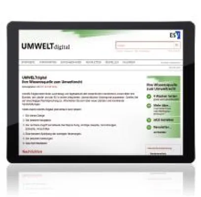 Bild: UMWELTdigital. Jetzt mit noch mehr Power nach dem Relaunch!