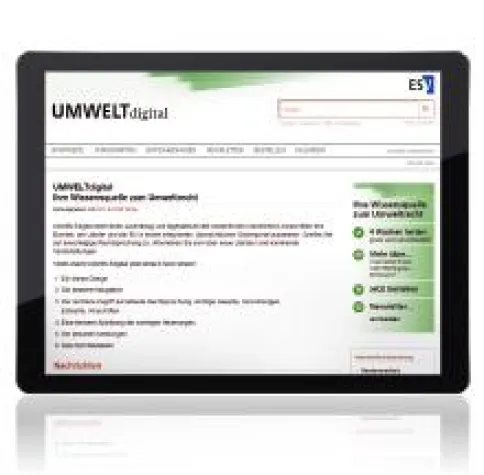 Bild: UMWELTdigital. Jetzt mit noch mehr Power nach dem Relaunch!