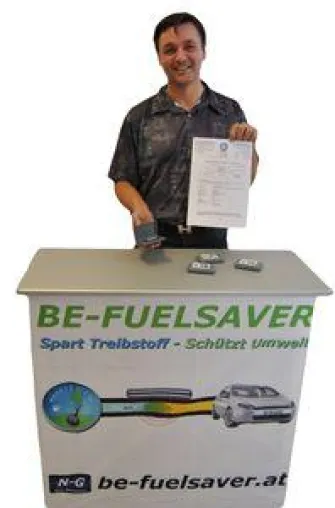 Bild: Spritsparen mit dem FuelSaver von New Generation Bio: TÜV bestätigt die Wirkung