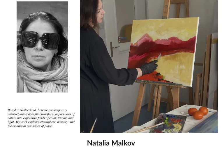 Bild: Natalia Malkov bringt die emotionale Kraft von Licht und Farbe an die SWISSARTEXPO 2026