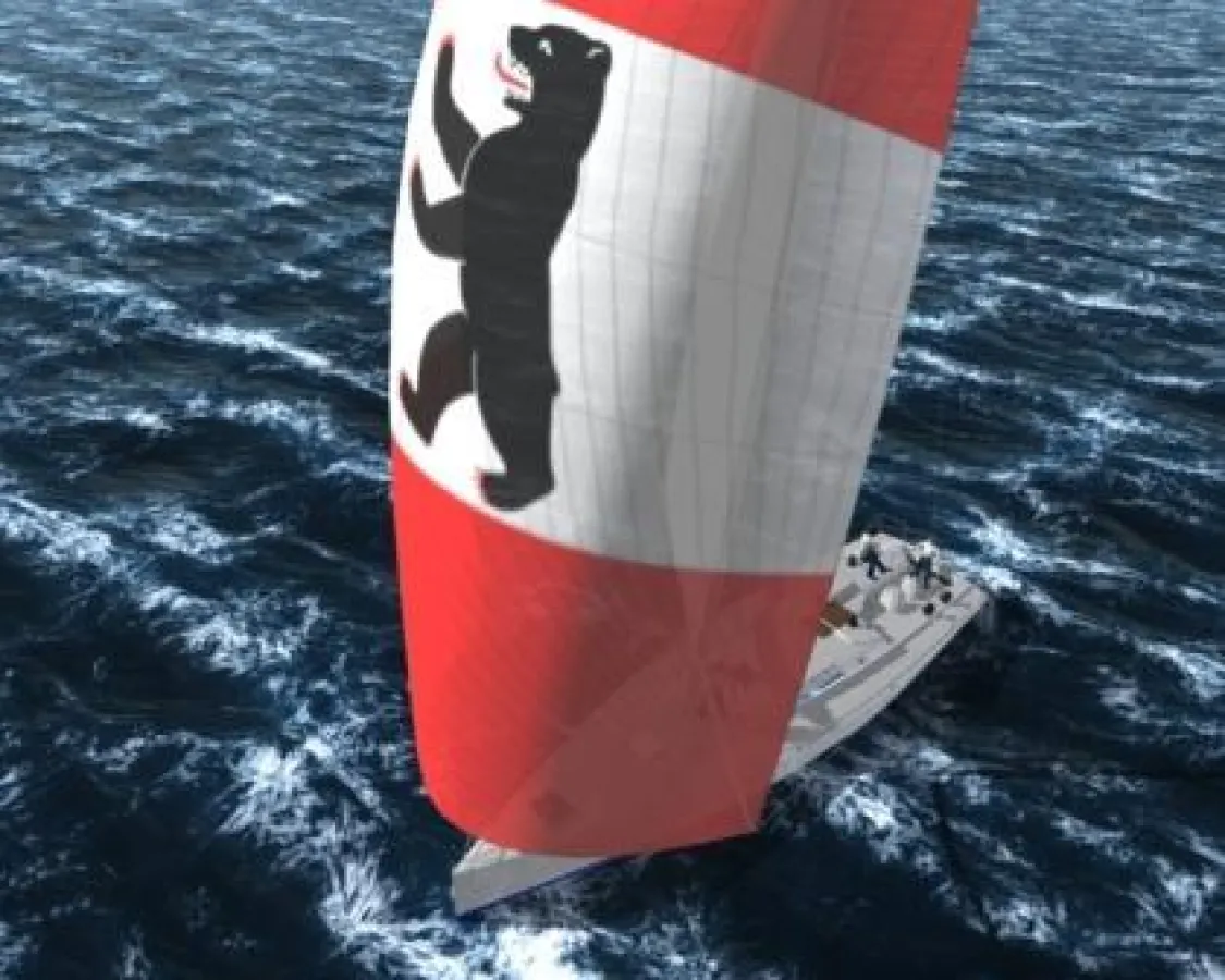 Walross IV unter Berlin-Spinnaker