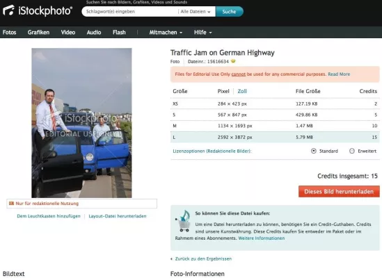 Bild: iStockphoto verkauft jetzt auch redaktionelle Bilder