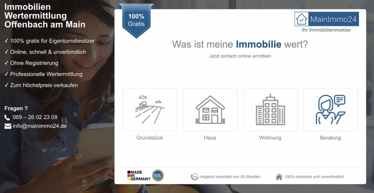 Startseite von mainimmo24.de