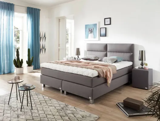 Bild: Boxspringbett Rockstar 180x200 cm im Boxspringbetten-Test 2023 von furnart.de erneut Vergleichssieger mit 1,0