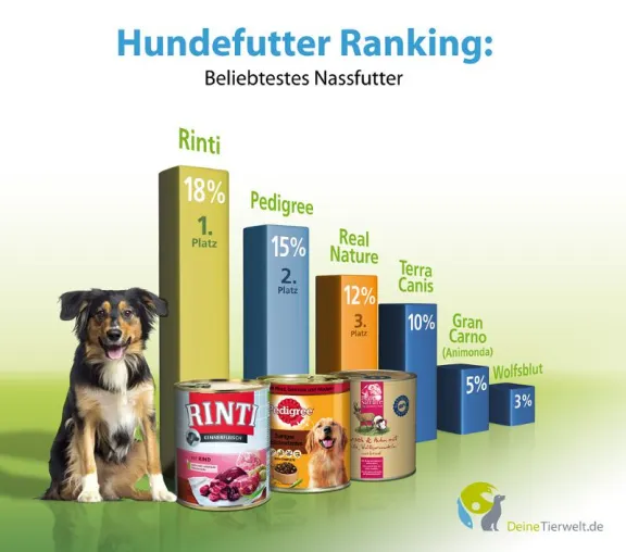 Bild: Hundefutter Ranking: Das sind die beliebtesten Nass- und Trockenfutter
