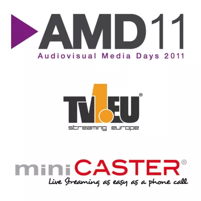 TV1.EU präsentiert miniCASTER® auf den Audiovisual Media Days (AMD11) Bild: TV1.EU präsentiert miniCASTER® auf den Audiovisual Media Days (AMD11)