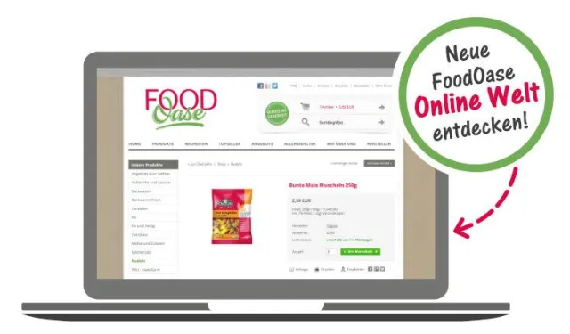 Bild: Relaunch FoodOase Website