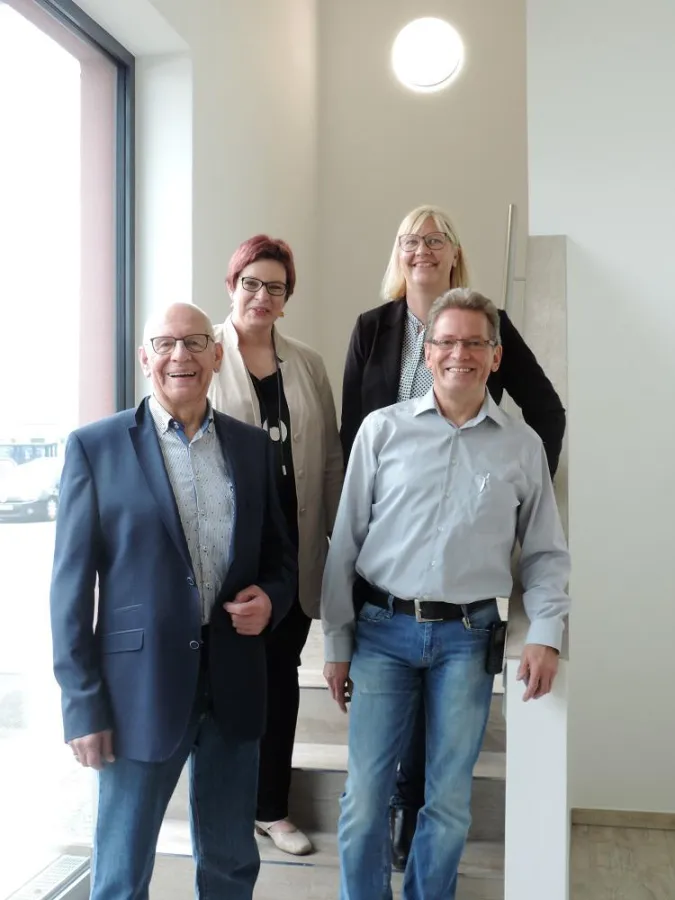 Geschäftsführung v.l. oben G. Klumpe, M. Zwer | v.l. unten G. Plogmann, H. Hestermeyer