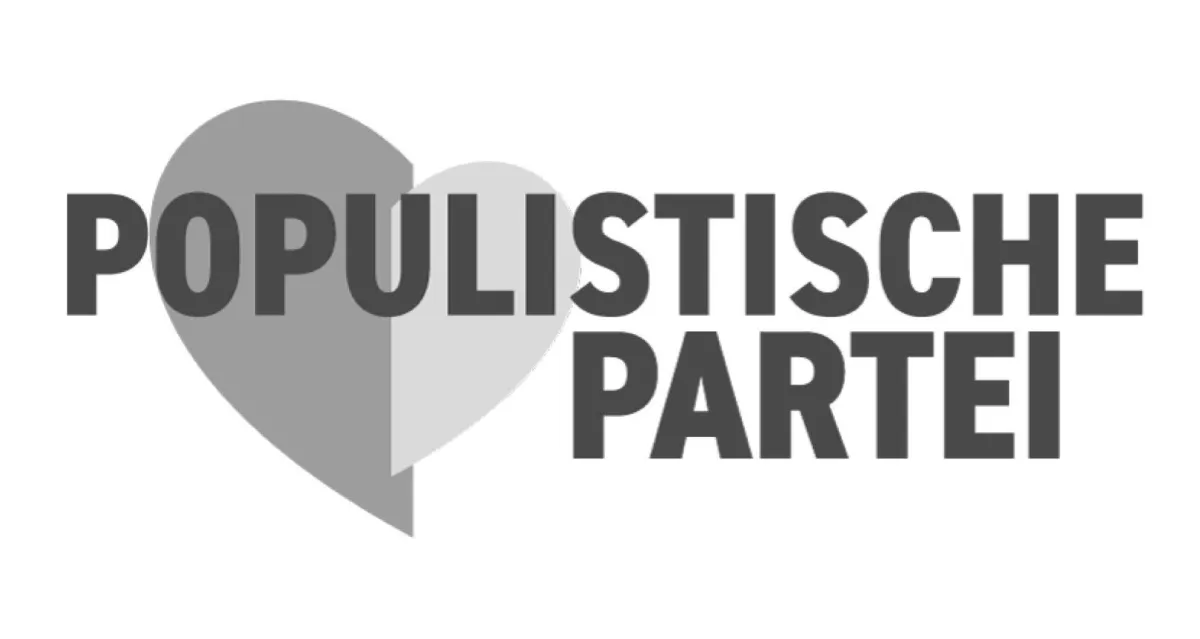 populistische Partei Logo
