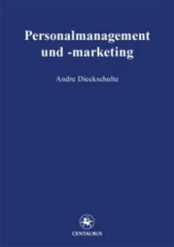 Personalmanagement und -marketing Bild: Personalmanagement und -marketing