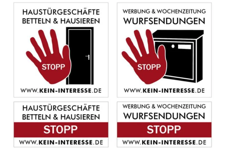 Aufkleber gegen Haustürgeschäfte 2.0 Bild: Aufkleber gegen Haustürgeschäfte 2.0