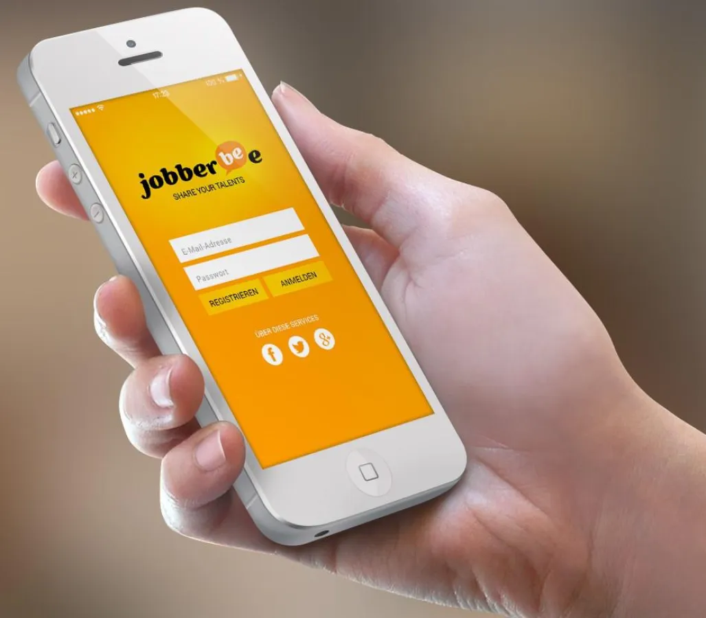 Dank der neuen JobberBee-App für Android und iOS wird die Jobsuche jetzt mobil