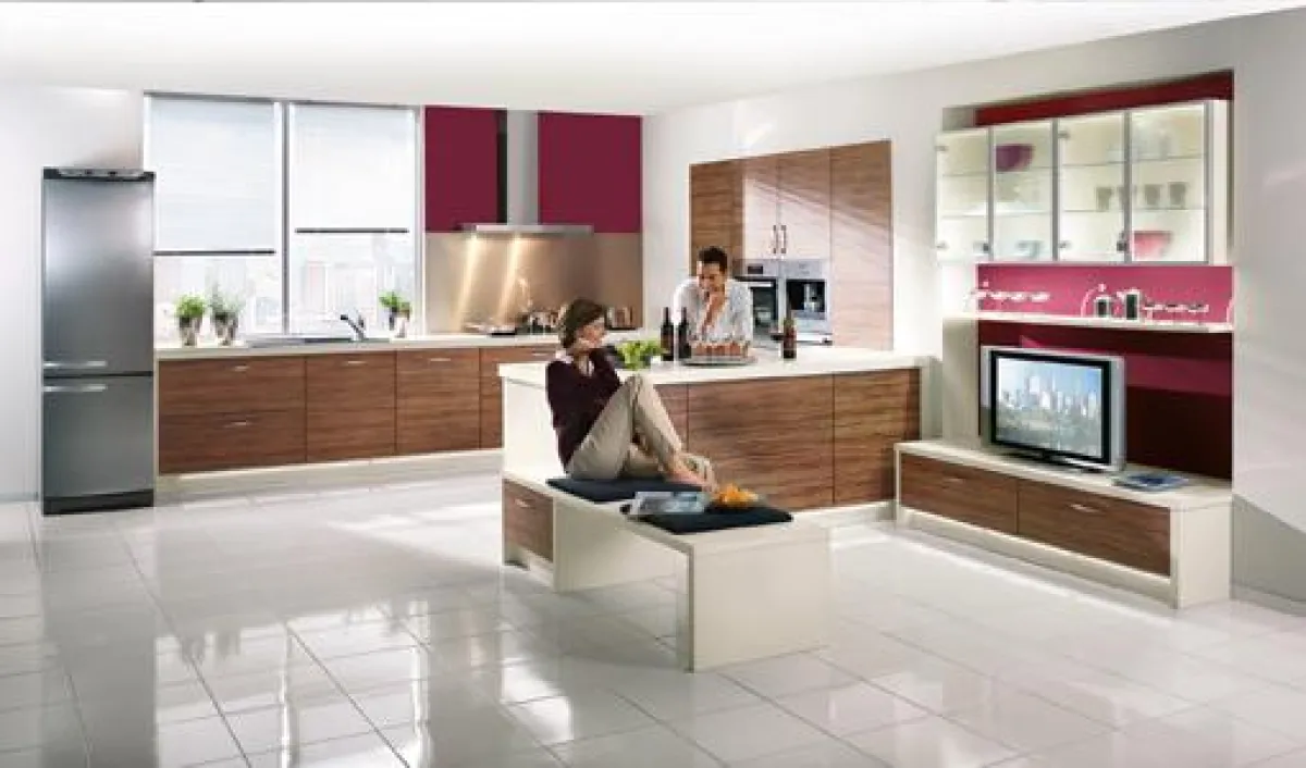 Die neue Küche: Wohnen und kochen in einem.