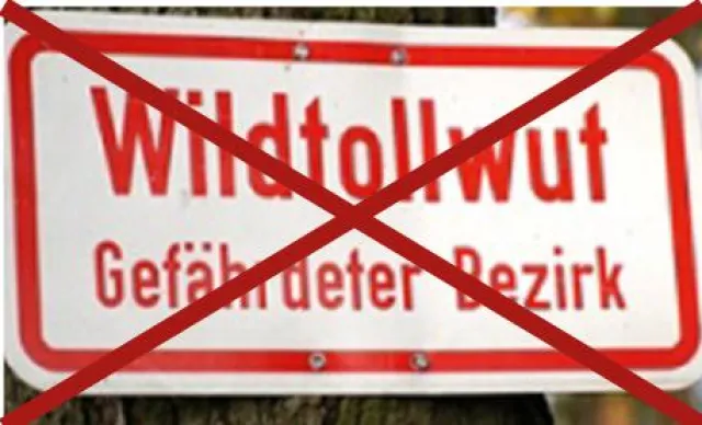Bild: Bayern: Tollwut-Schilder müssen entfernt werden
