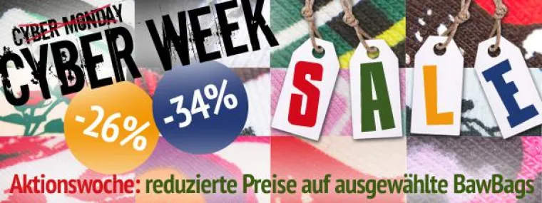 Bild: BawBags Retroshorts mit großer Cyber Week