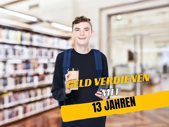 Bild: Die 13 besten Möglichkeiten: Wie man ab 13-Jahren durch Minijobs nach Schulschluss Geld verdienen kann