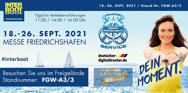 Bild: Interboot 18.09. - 26.09.2021 Stand: FGW-A3/3