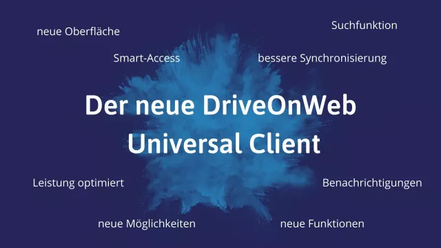 Bild: Cloudspeicher DriveOnWeb: Neues Release bringt Smart-Access und Universal-Client für Windows und macOS