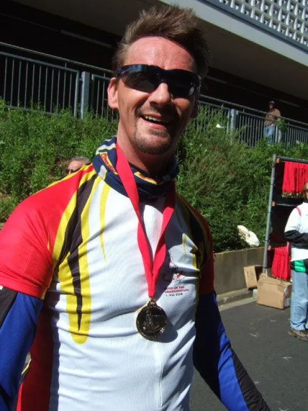 nach dem Zieleinlauf