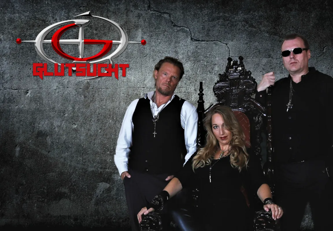 Die Oldenburger Hardrockband GLUTSUCHT (© GLUTSUCHTmusic)