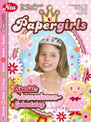 Neuerscheinung - „Papergirls“ – das neue Magazin für kreative Mädchen Bild: Neuerscheinung - „Papergirls“ – das neue Magazin für kreative Mädchen