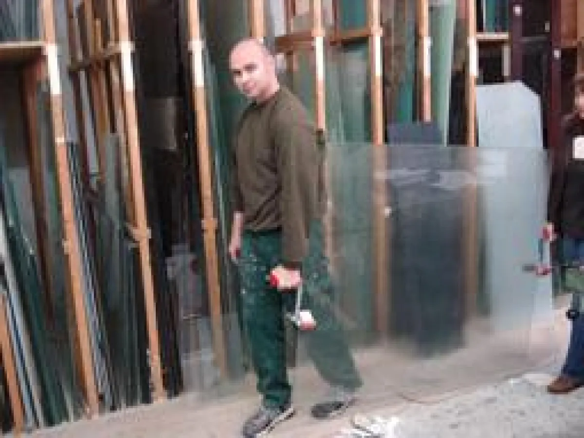 Einsatzbeispiel Glasplattentransport