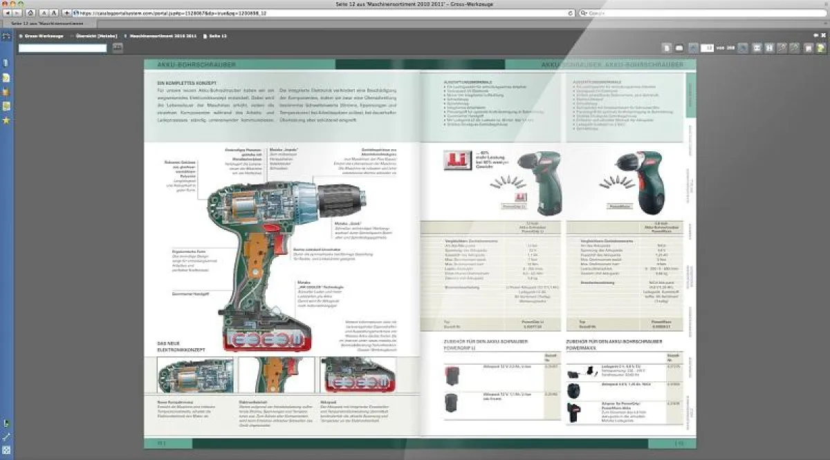 Das CatalogPortalsystem: Produkt- und Marketinginformationen am Bildschirmarbeitsplatz.