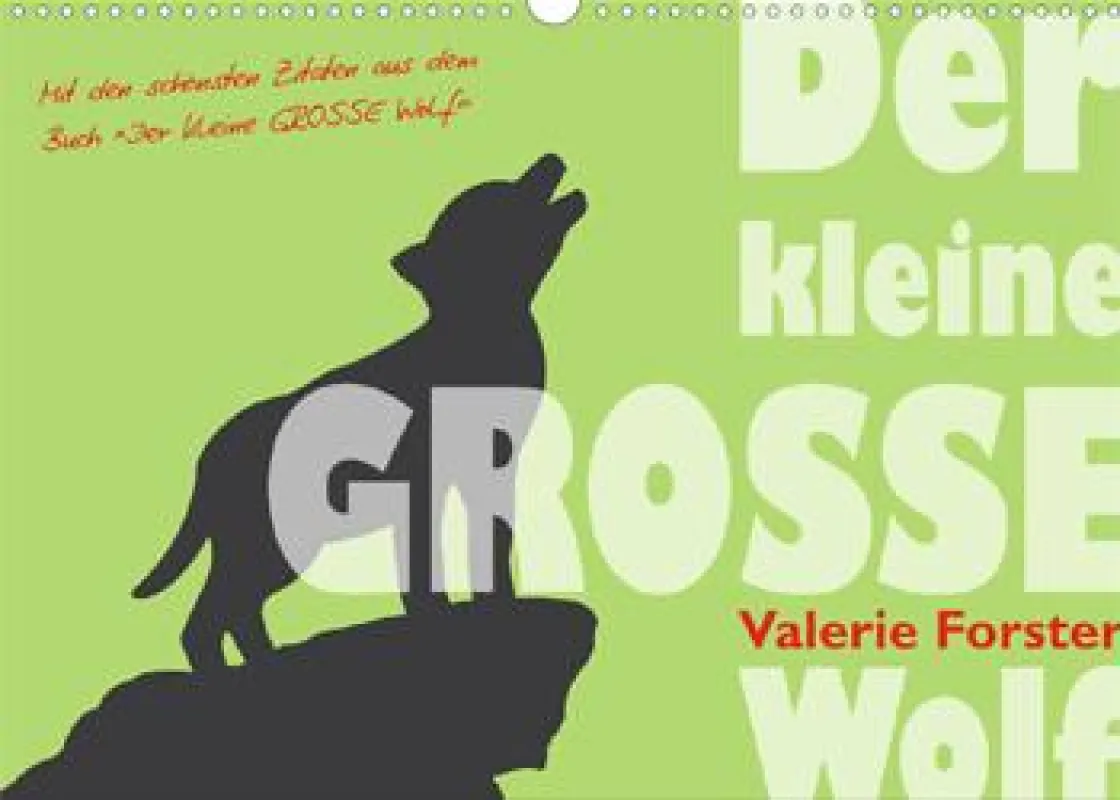 Kalendercover: Der kleine GROSSE Wolf