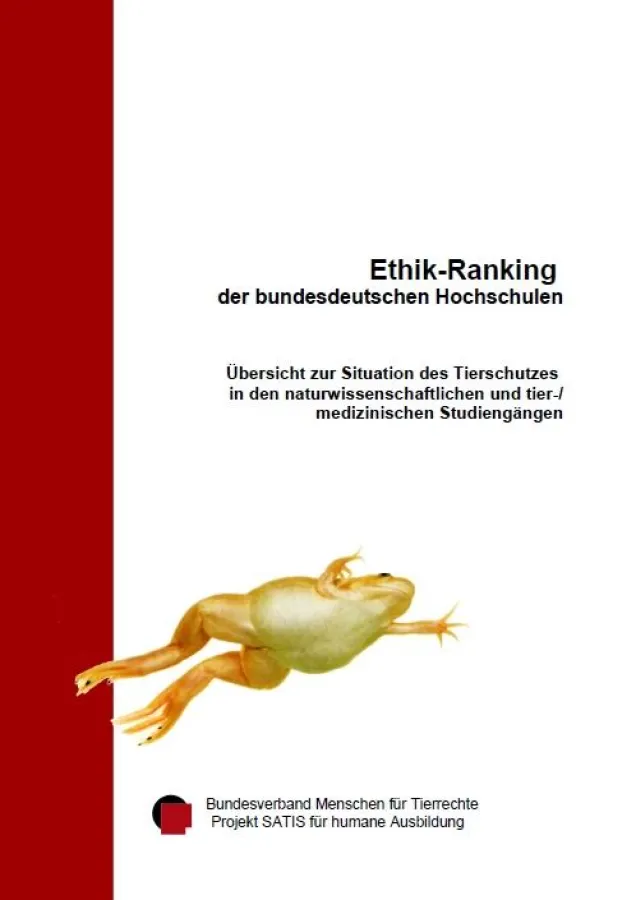 Studieren und Tierverbrauch - das Ethik-Ranking macht transparent, wie die über 100 Fakultäten lehren