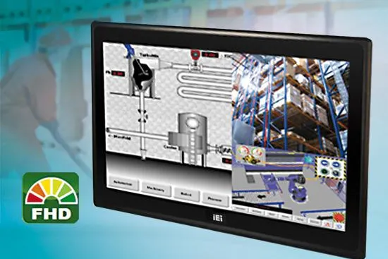 Bild: 22“ Multi-Touch-Monitor ausgelegt für Industrieanwendungen