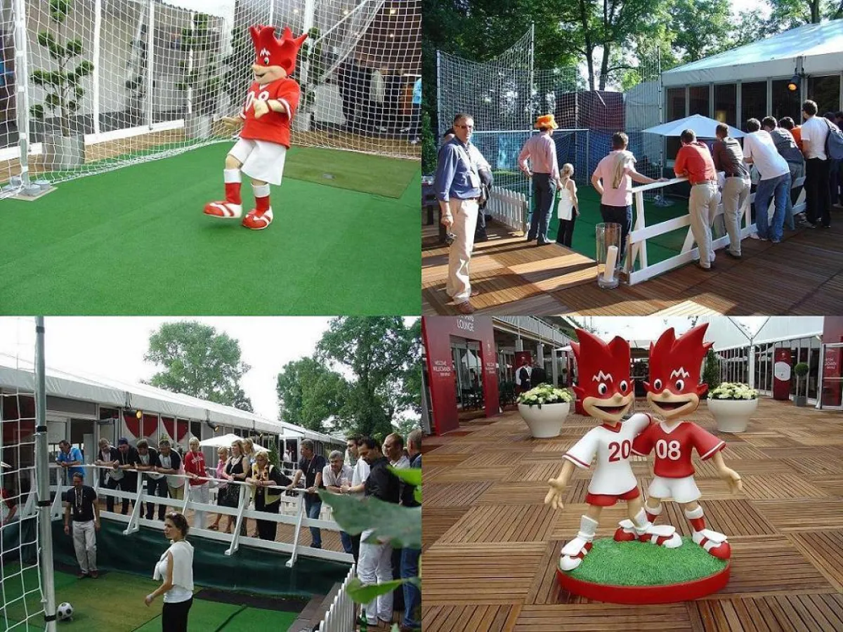 Das TOPTOR im VIP Bereich bei der EURO 2008 in Bern und Basel