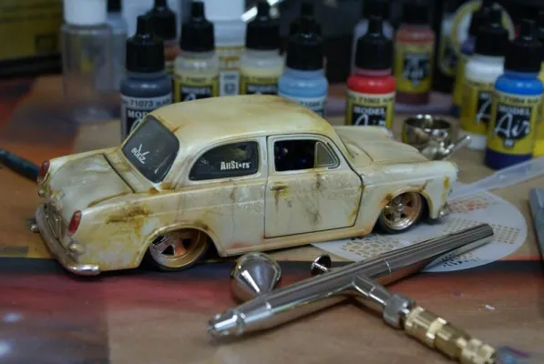 Bild: Einstieg in die Airbrush-Technik – und schon die Luft raus?