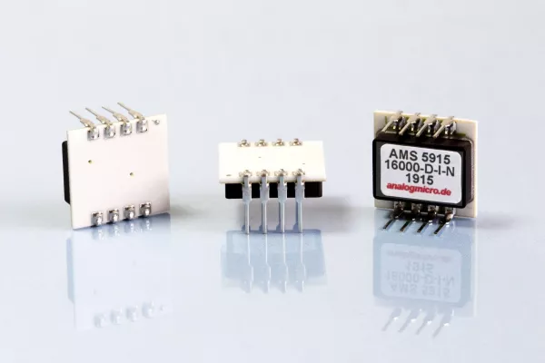 Bild: Miniatur-Drucksensoren mit I2C-Ausgang für die Manifold-Montage in Pneumatik-Applikationen