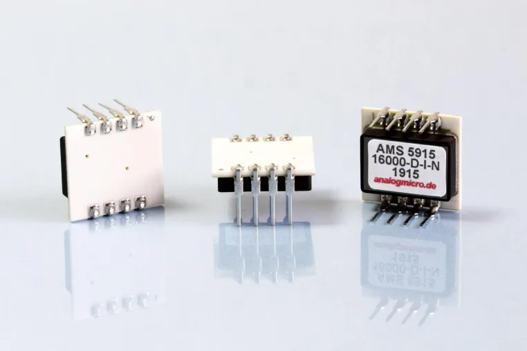 Bild: Miniatur-Drucksensoren mit I2C-Ausgang für die Manifold-Montage in Pneumatik-Applikationen