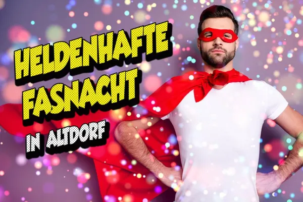 Bild: Buntes Fasnachtstreiben auf dem 1. Altdorfer Fasnachtsball