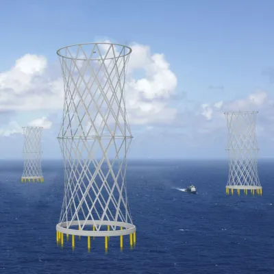 Bild: Der RES - Strömungskonverter zur Energierzeugung - Eine Sprunginnovation